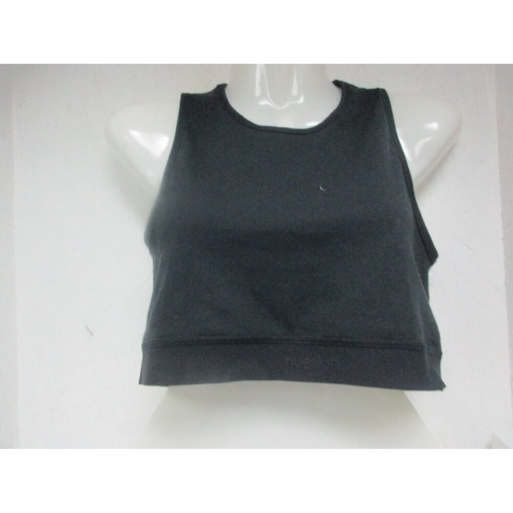 Adore Me  Women's Nueskin 10479 Sleeveless Crop Top Black Size Small New!!!